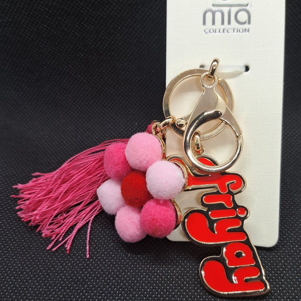 MIA Keychain- Friyay- Pink